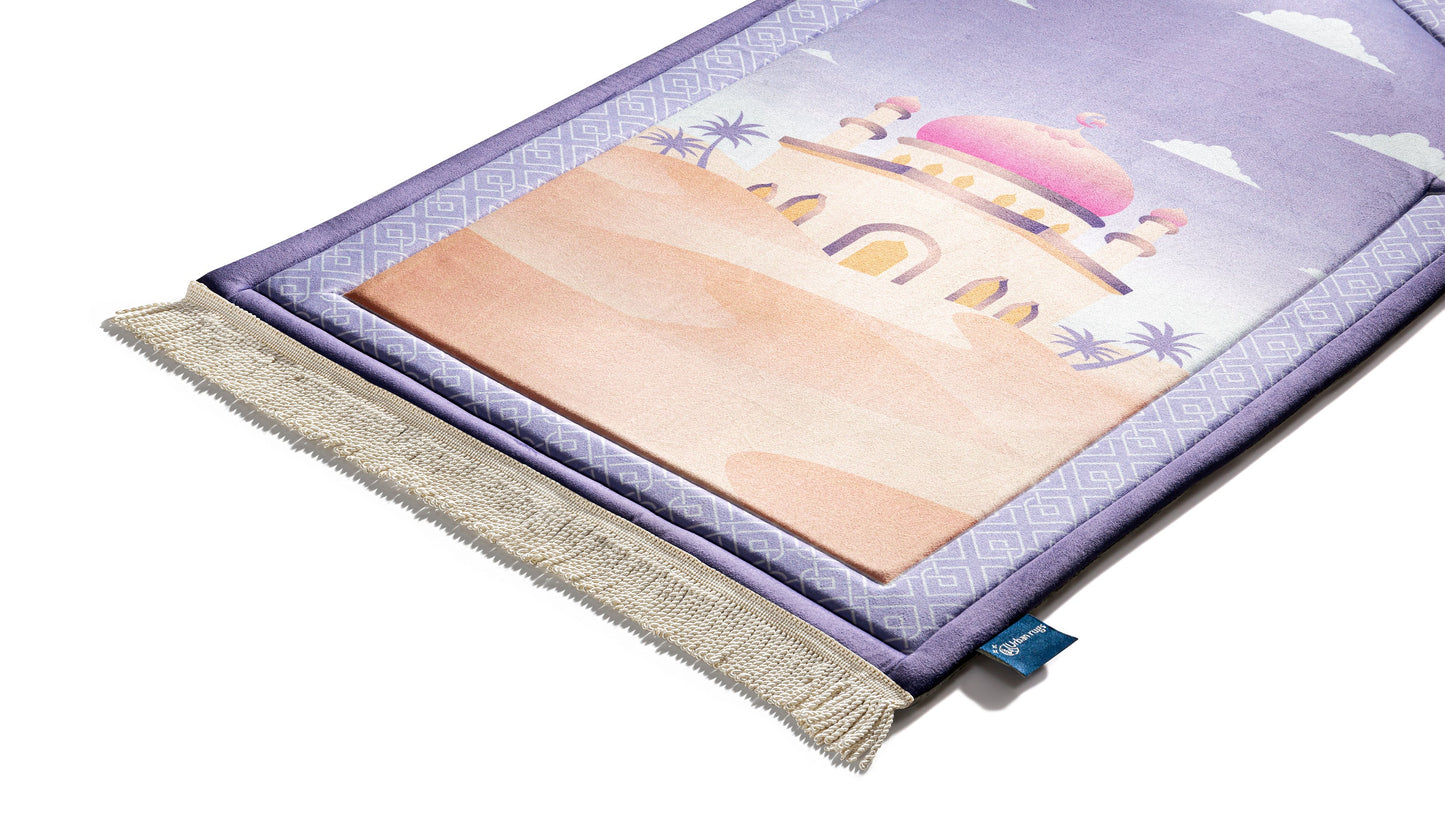 Mauve Sahara Mosque Junior Prayer Mat