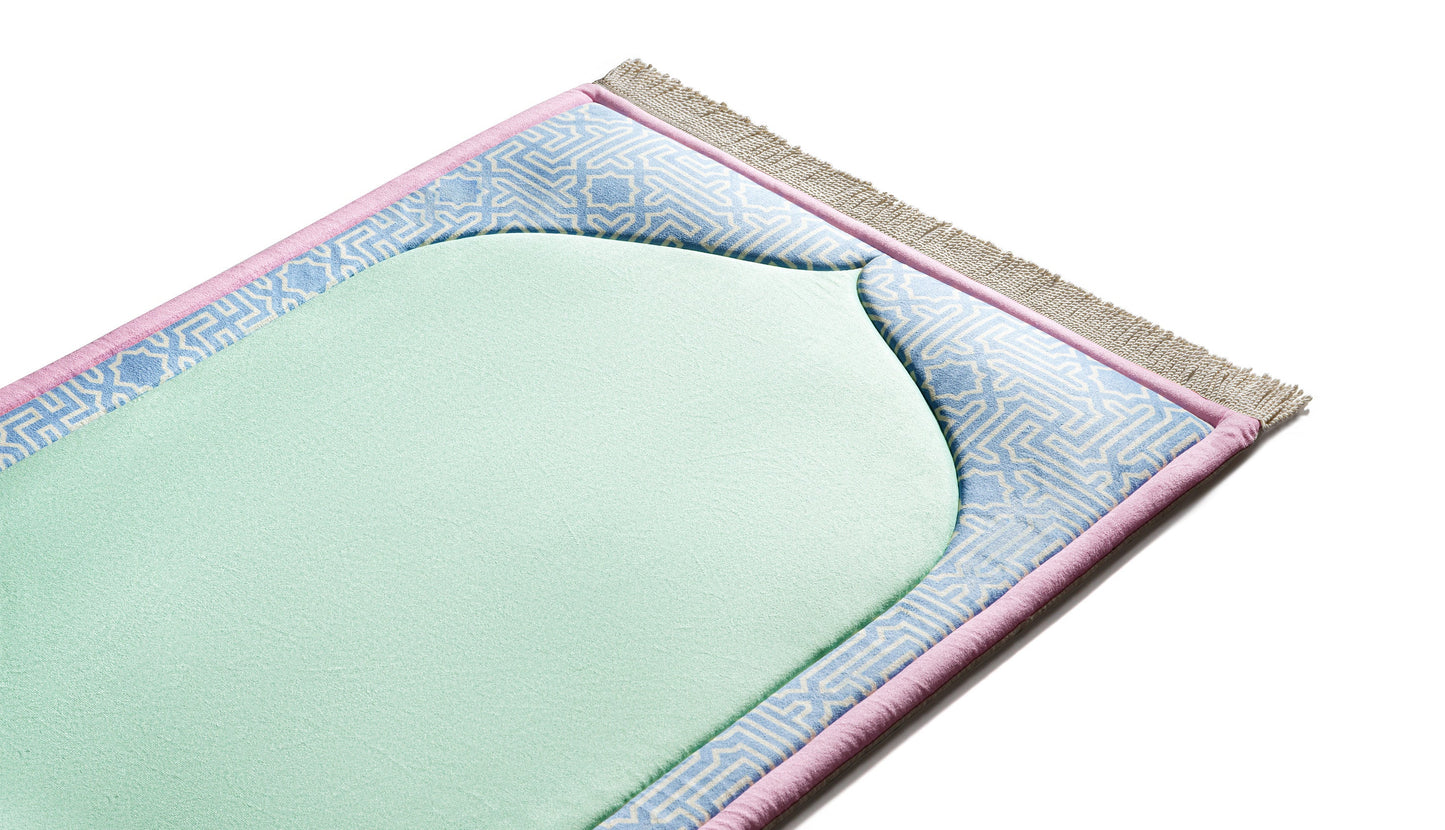 Pastel Islamic Arch Junior Prayer Mat