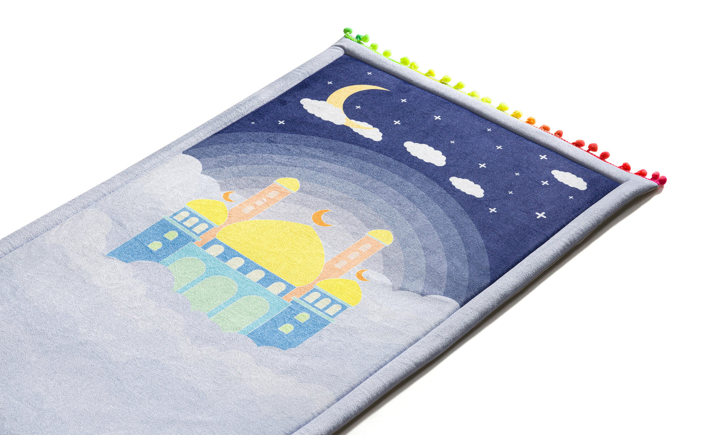 Aqua Clouds Kids Prayer Mat