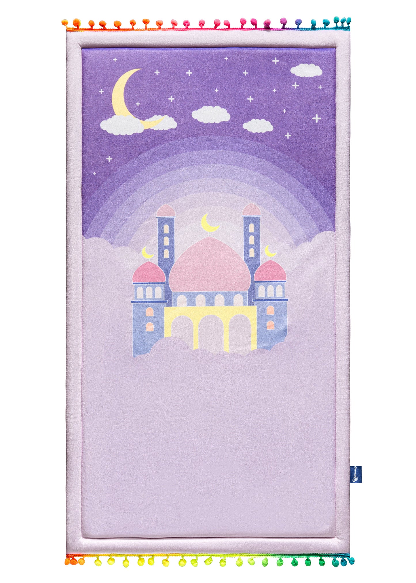 Lilac Clouds Kids Prayer Mat