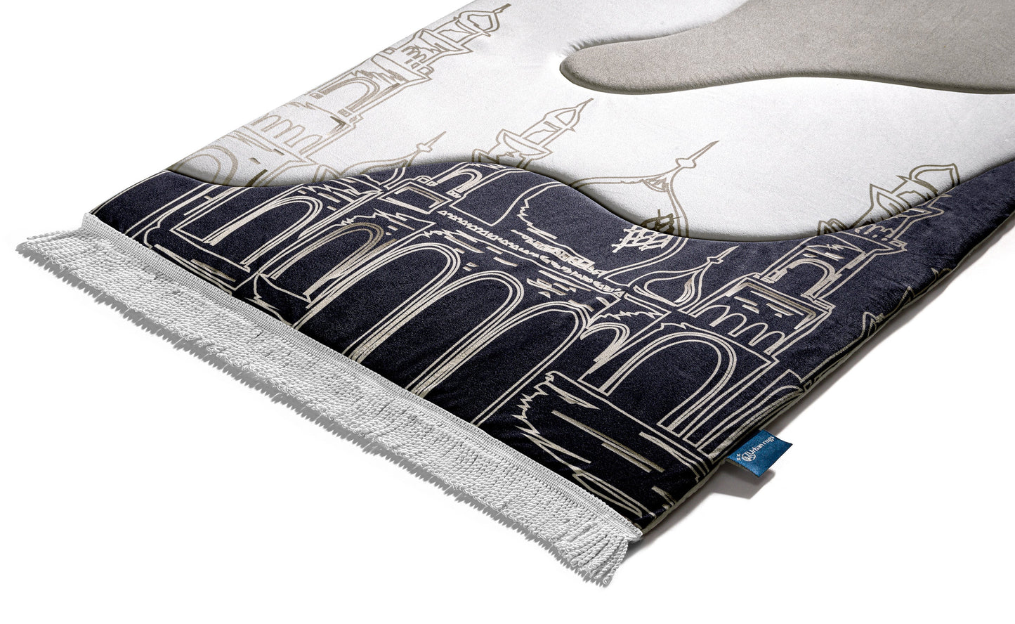 Taupe Mosque Premium Prayer Mat