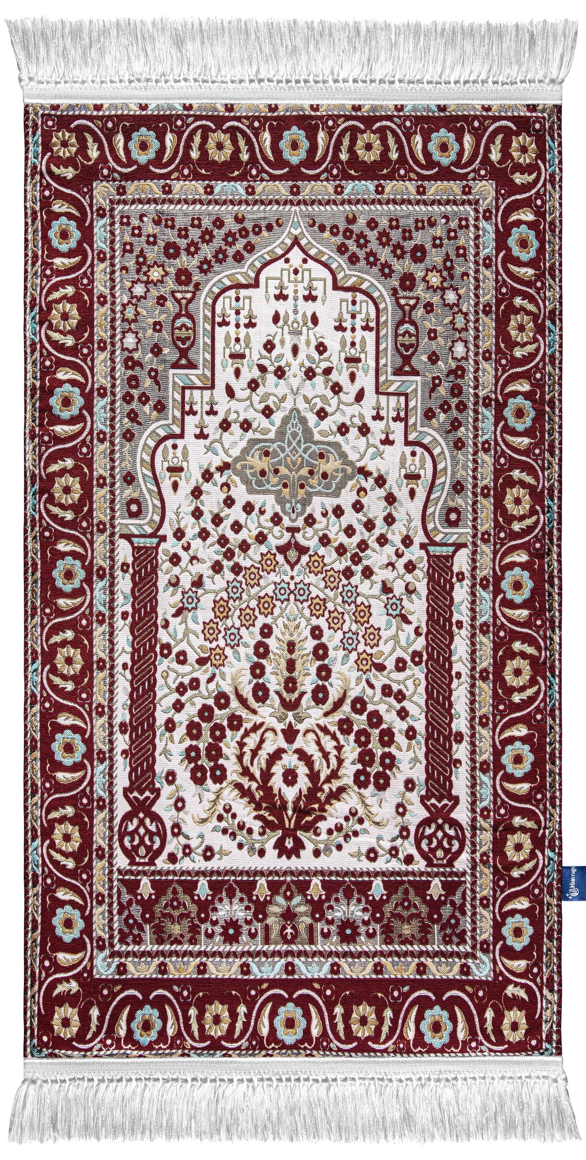 Turkish Red Mihrab Naseej Prayer Mat