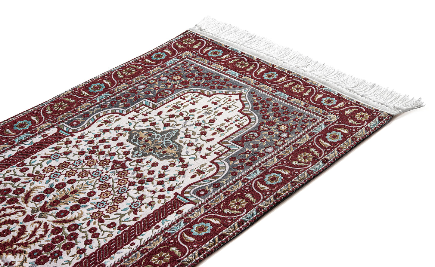 Turkish Red Mihrab Naseej Prayer Mat