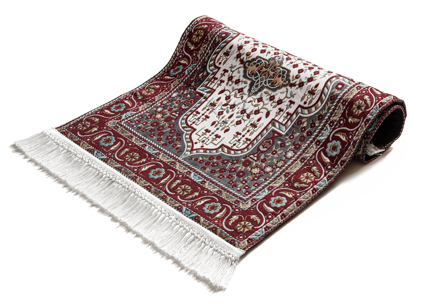Turkish Red Mihrab Naseej Prayer Mat