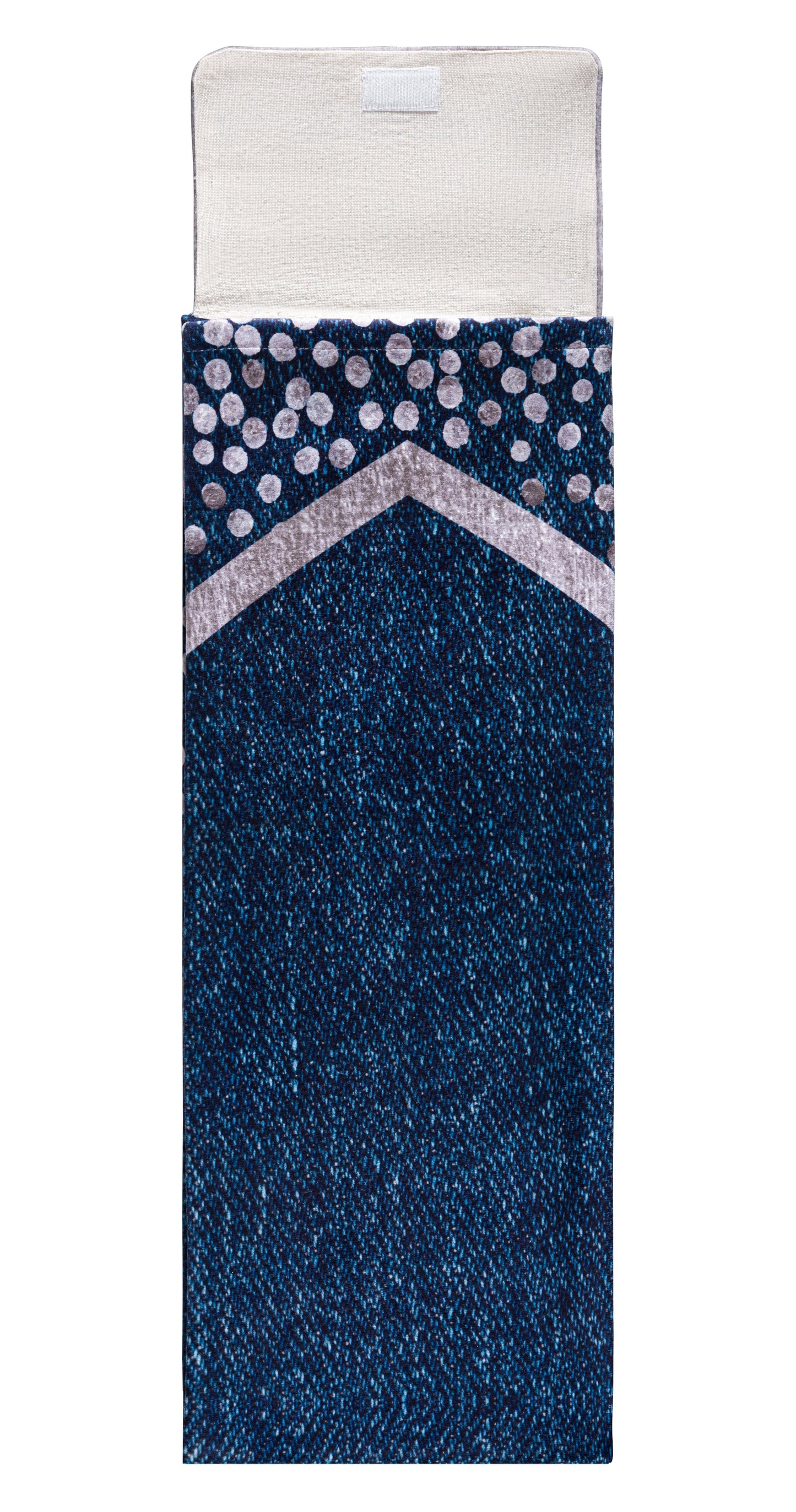 Grey Dotted Pocket Sejadah
