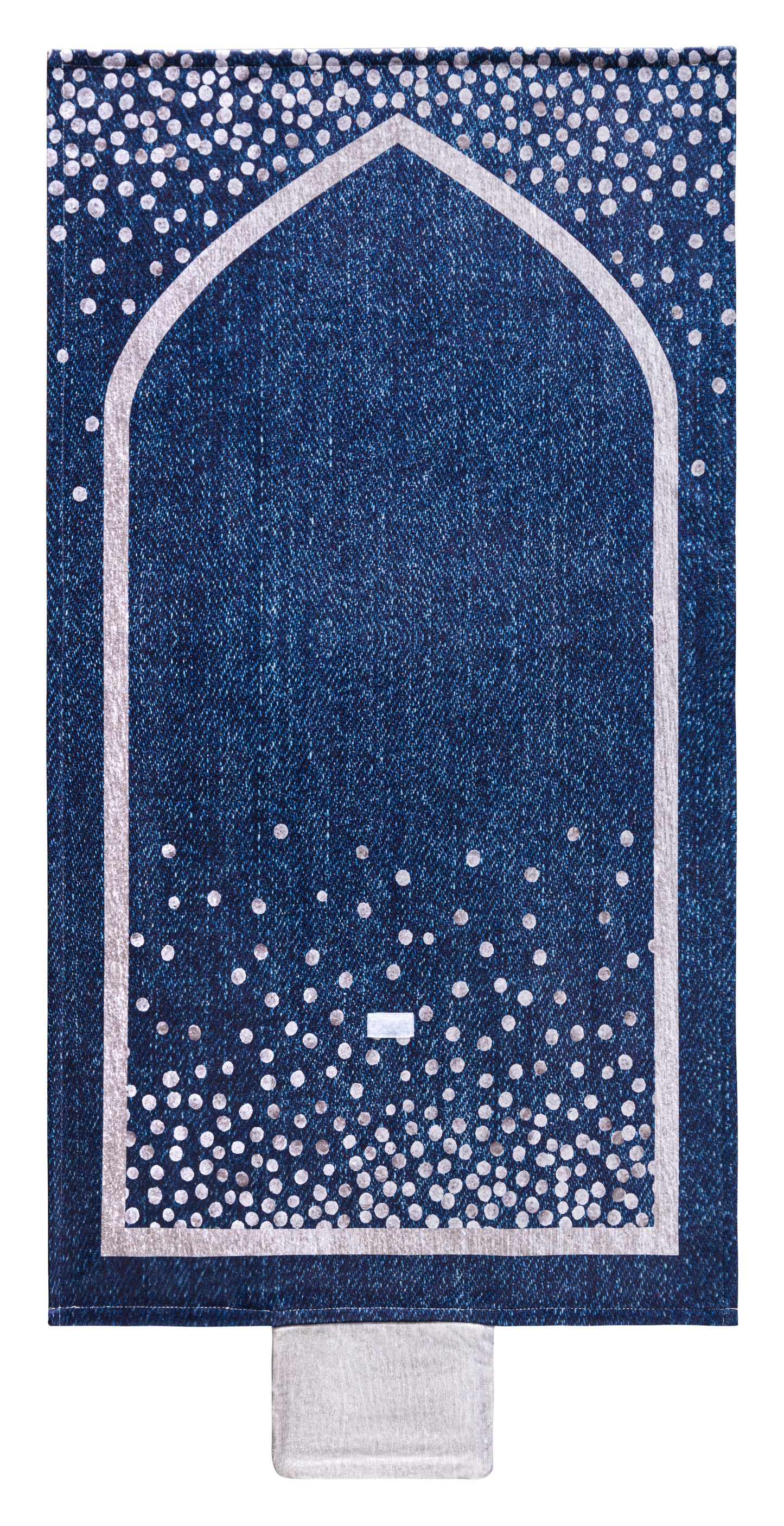 Grey Dotted Pocket Sejadah