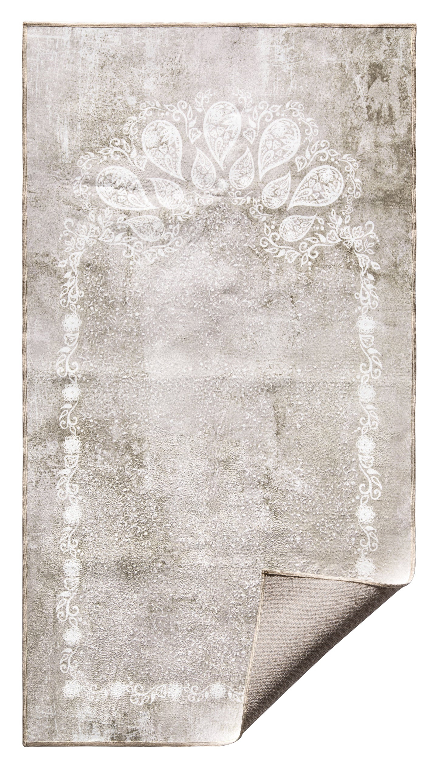 White Pearls Portable Roll Sejadah