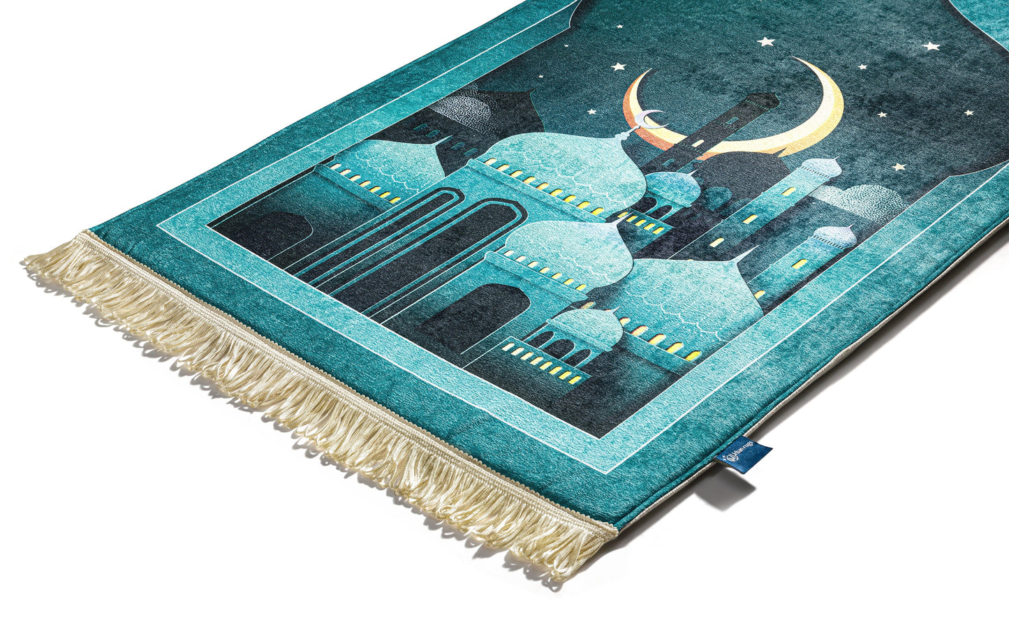 Cyan Arabian Night Original Prayer Mat