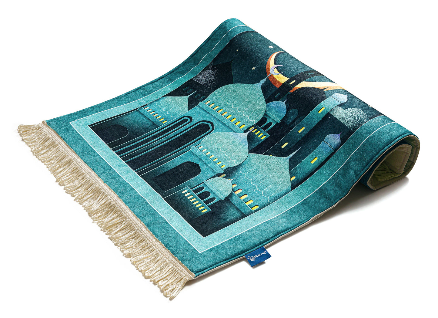 Cyan Arabian Night Original Prayer Mat