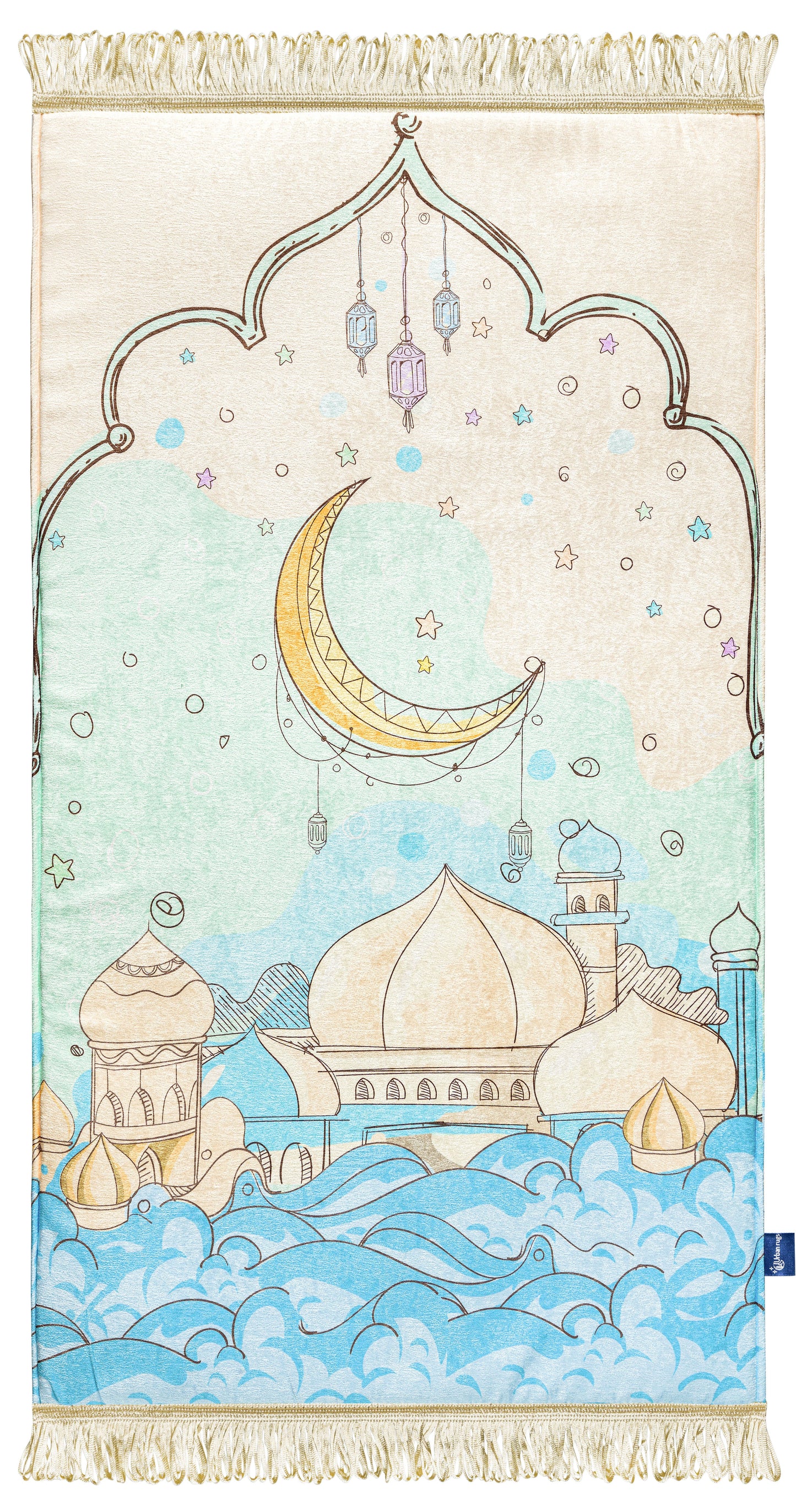 Blue Waves Original Prayer Mat