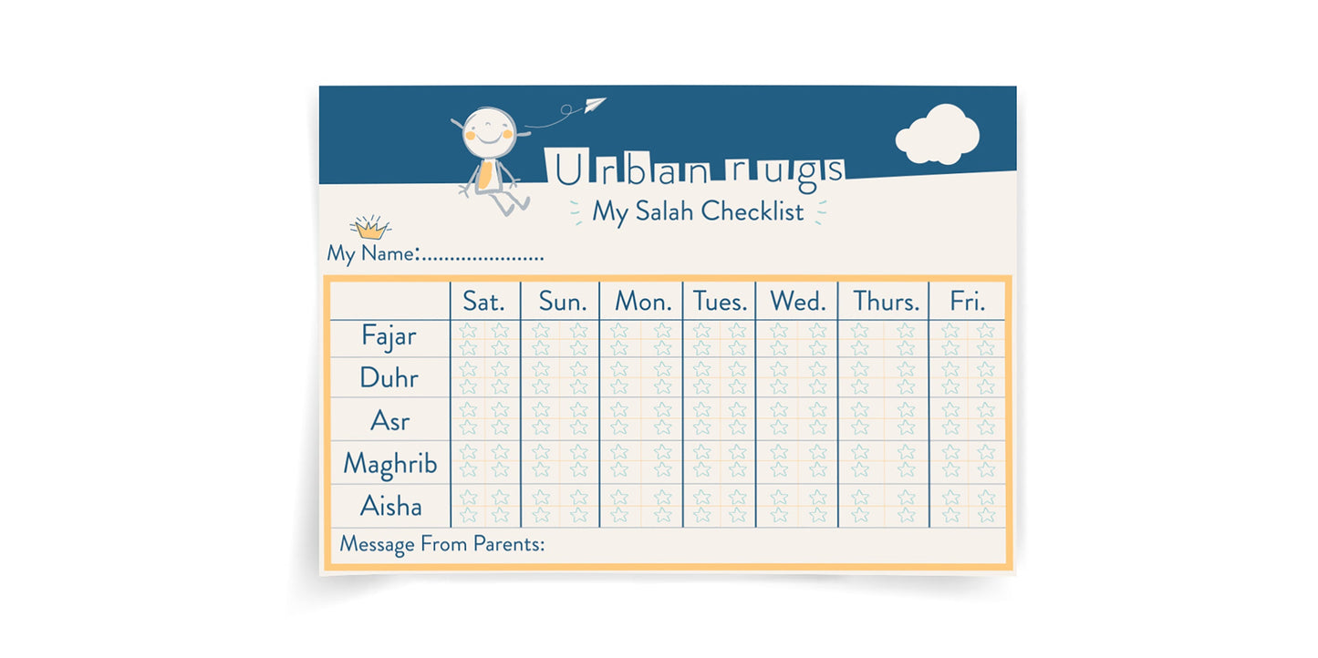 Lilac Clouds Kids Prayer Mat