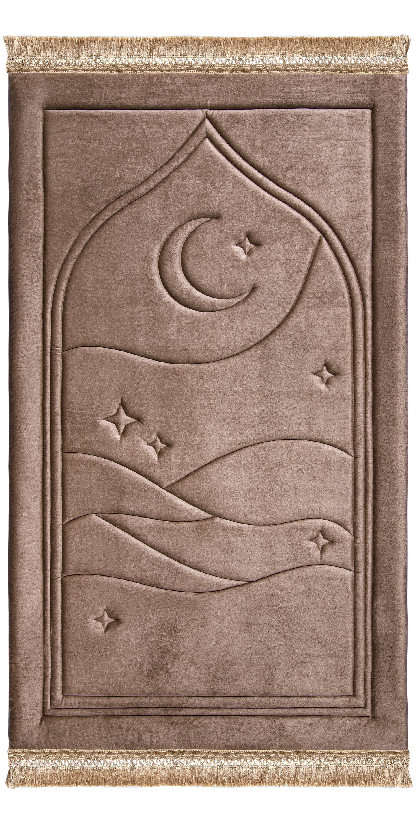 Taupe Dusk Capitone Prayer Mat