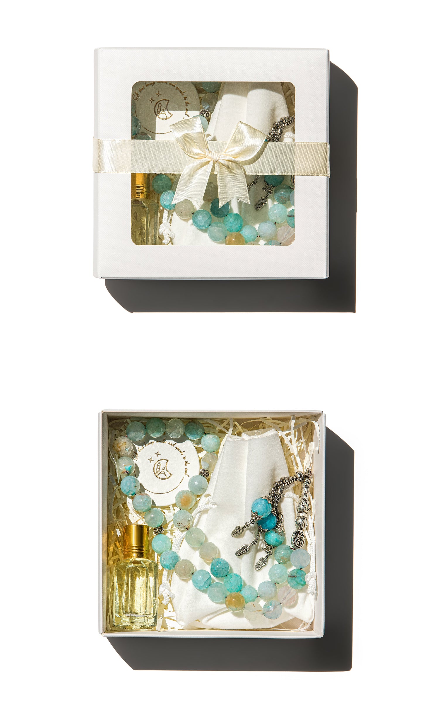 Premium Cyan Mesbahah & Oud Giveaway Box