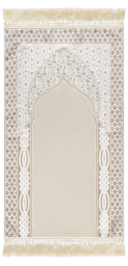 Beige Prayer Mat & Qur'an Giveaway Box