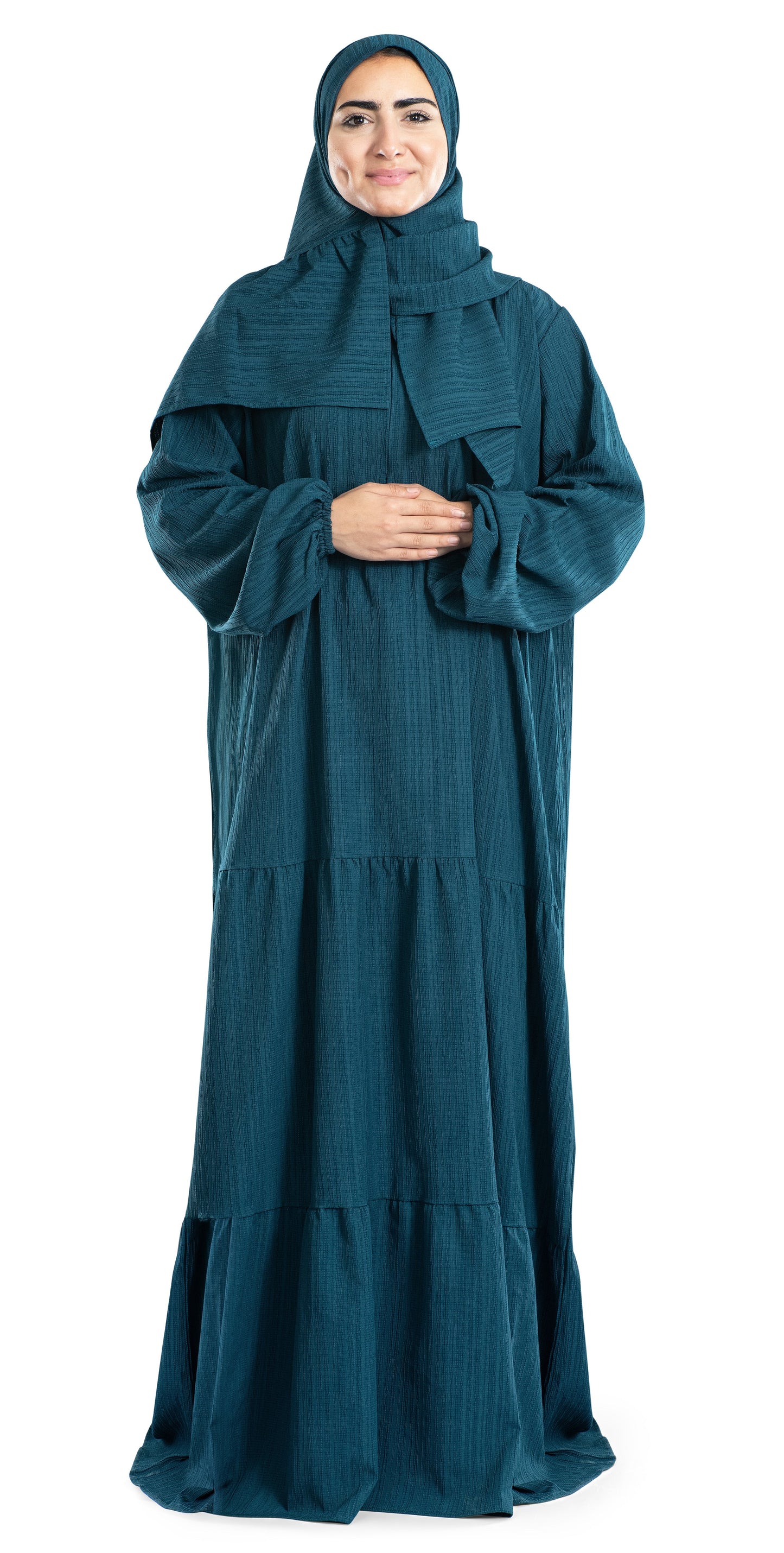 Royal Blue Flowy Islamic Prayer Wear
