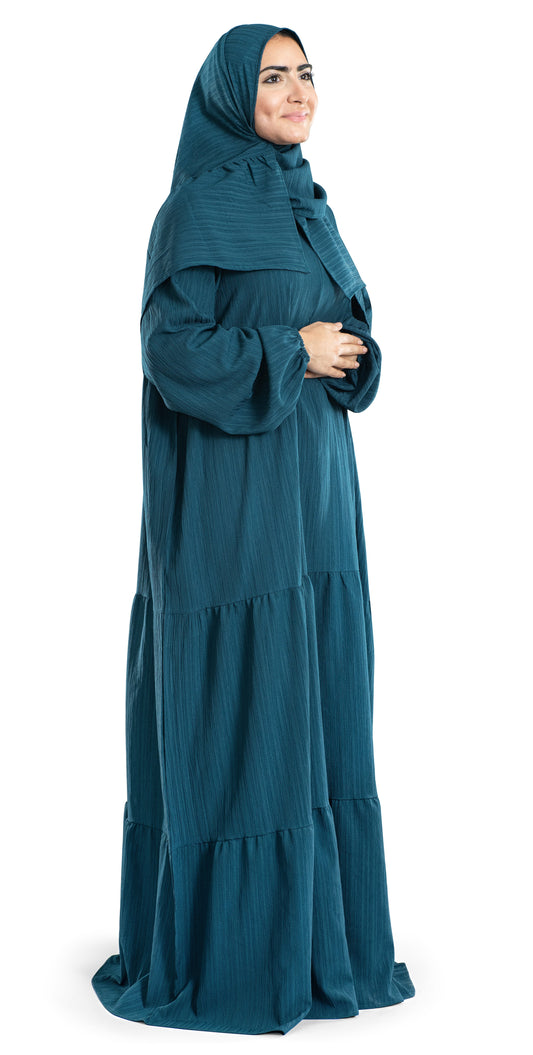 Royal Blue Flowy Islamic Prayer Wear
