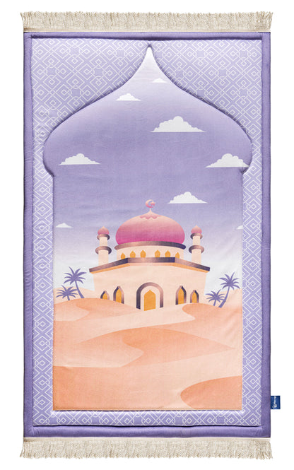Mauve Sahara Mosque Junior Prayer Mat