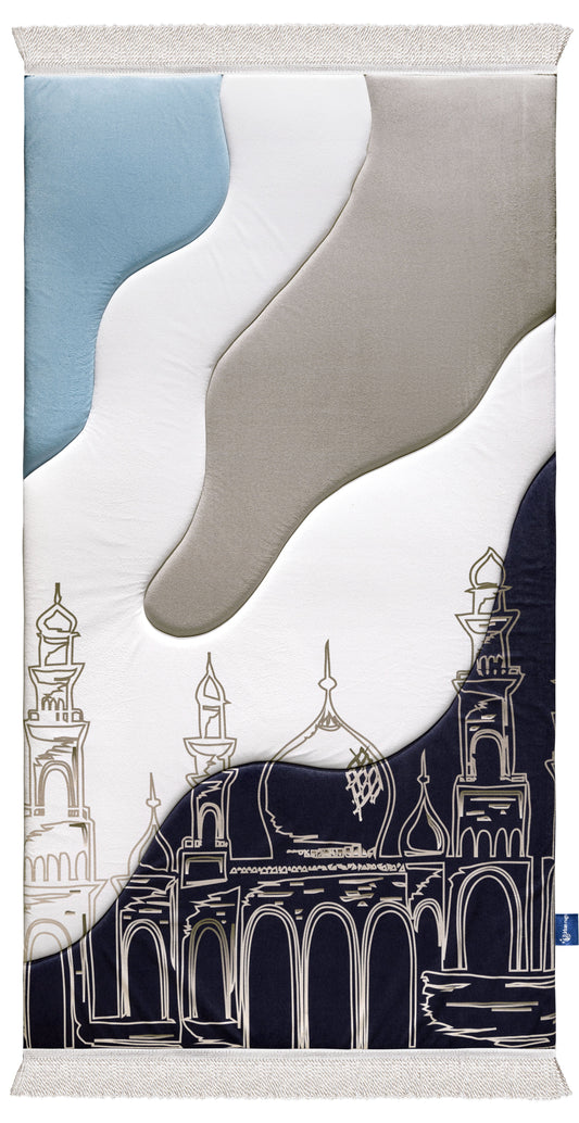 Taupe Mosque Premium Prayer Mat