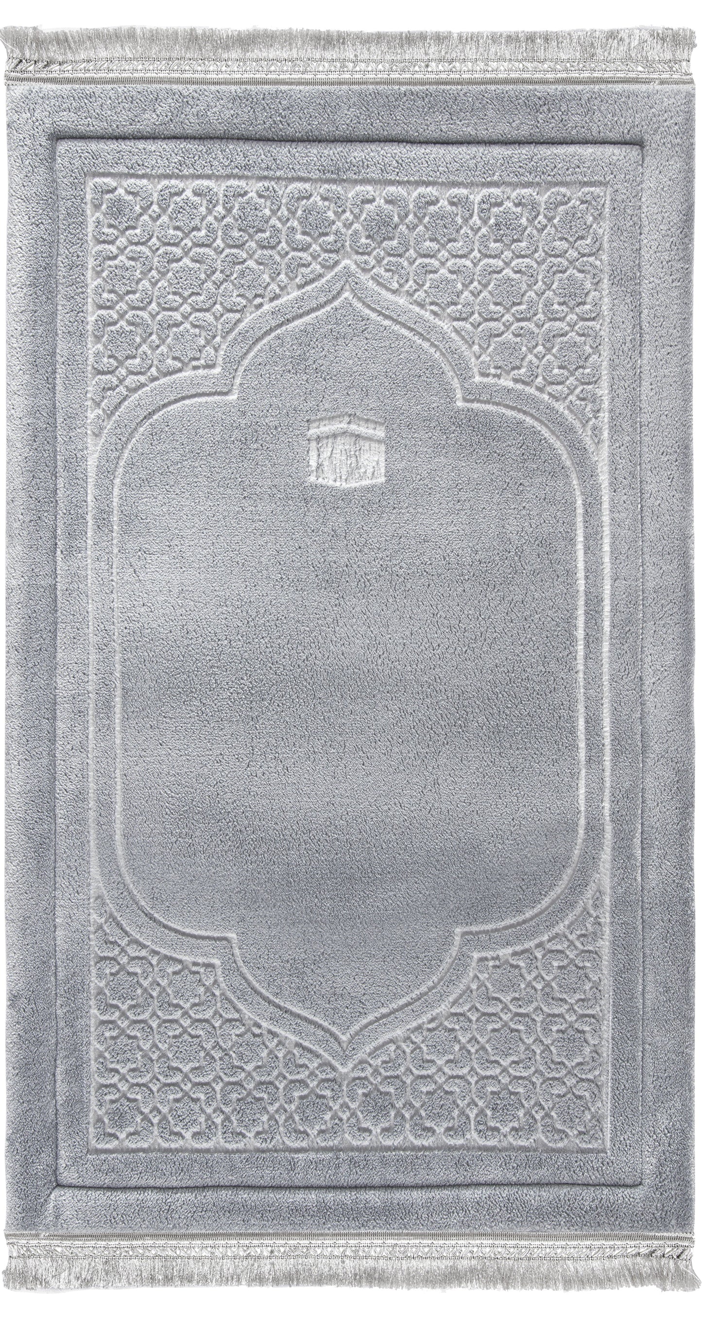 Greyish Emboss Prayer Mat