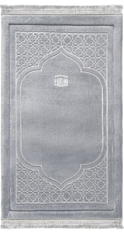 Greyish Emboss Prayer Mat
