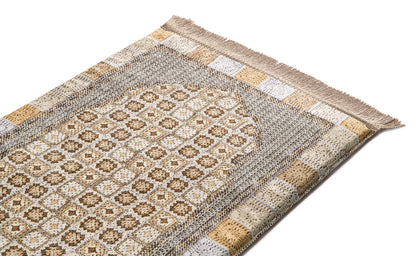 Brownish Croshet Medical Prayer Mat