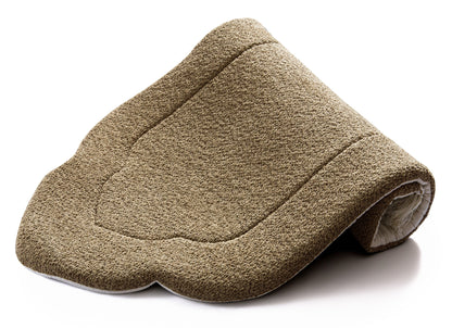 Tan Arched Plain Prayer Mat