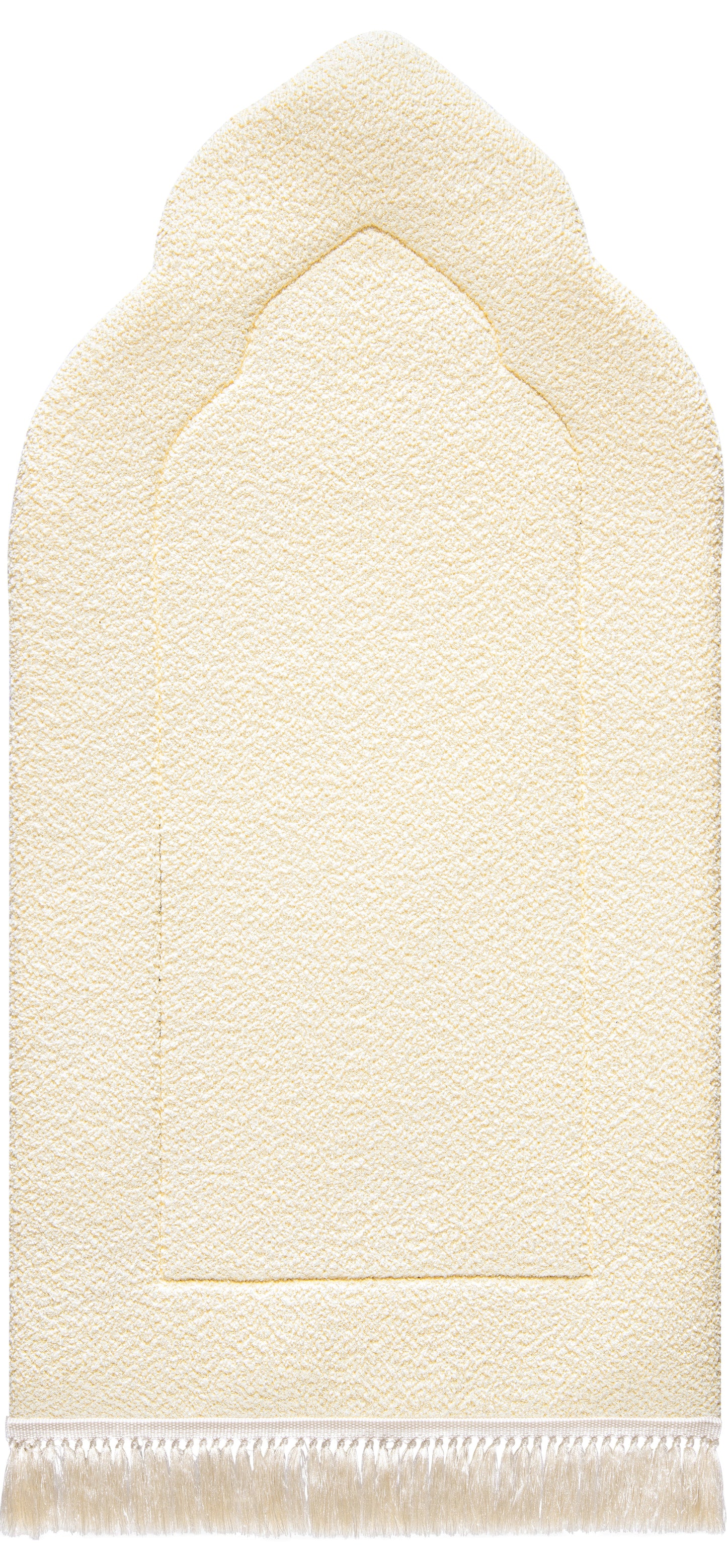 Daisy White Arched Plain Prayer Mat – Urban Rugs Lebanon