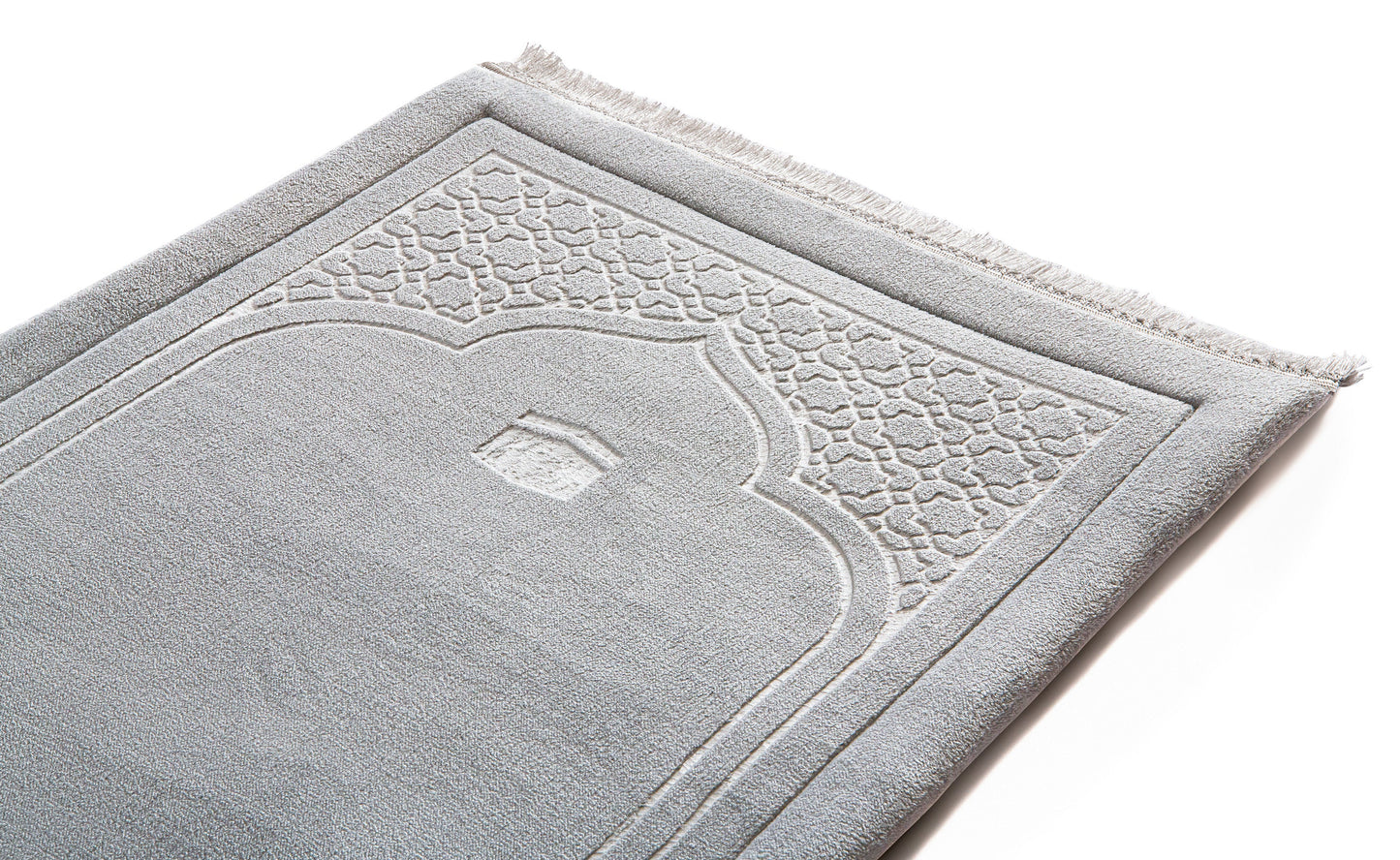 Greyish Emboss Prayer Mat