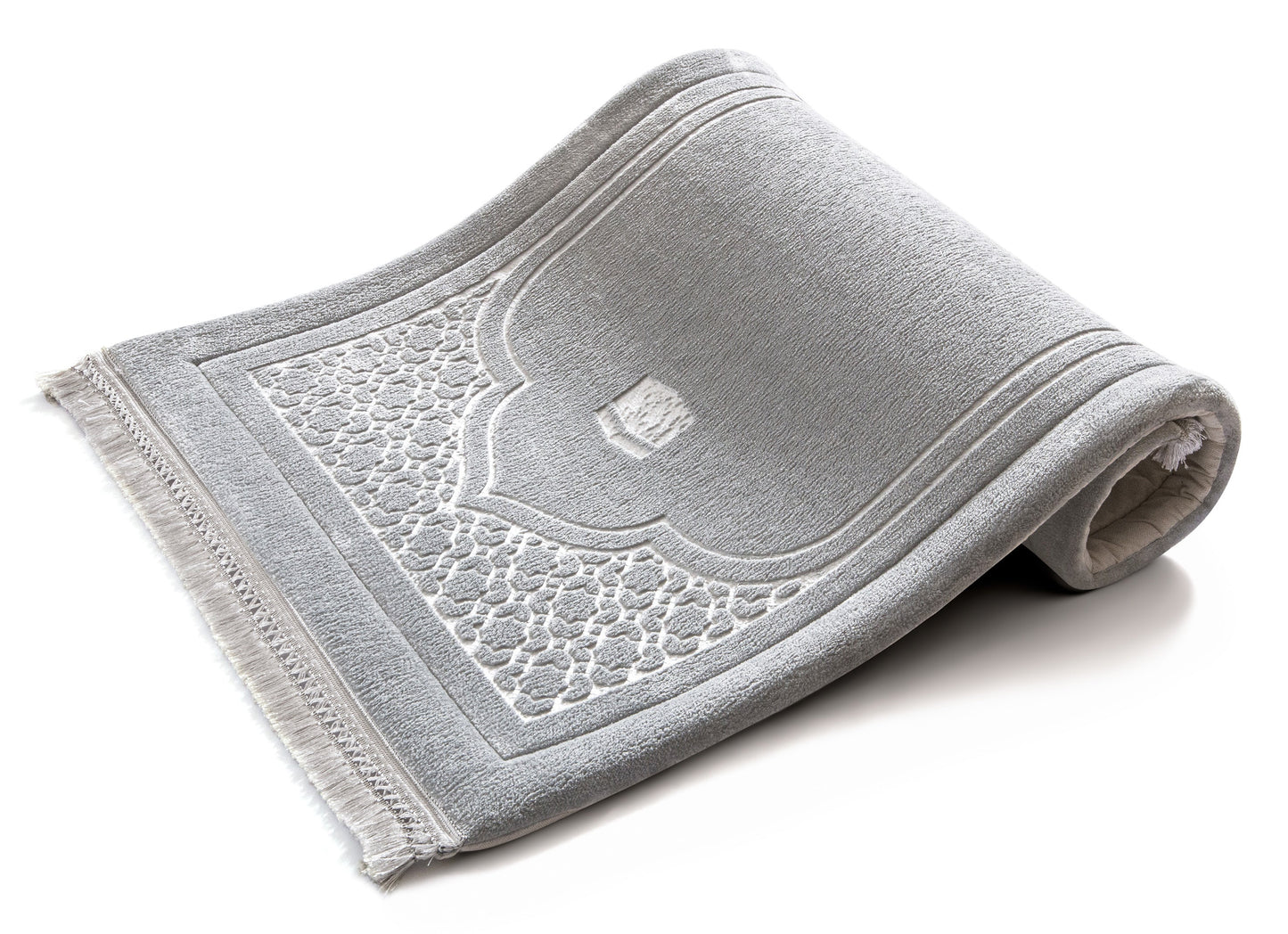 Greyish Emboss Prayer Mat
