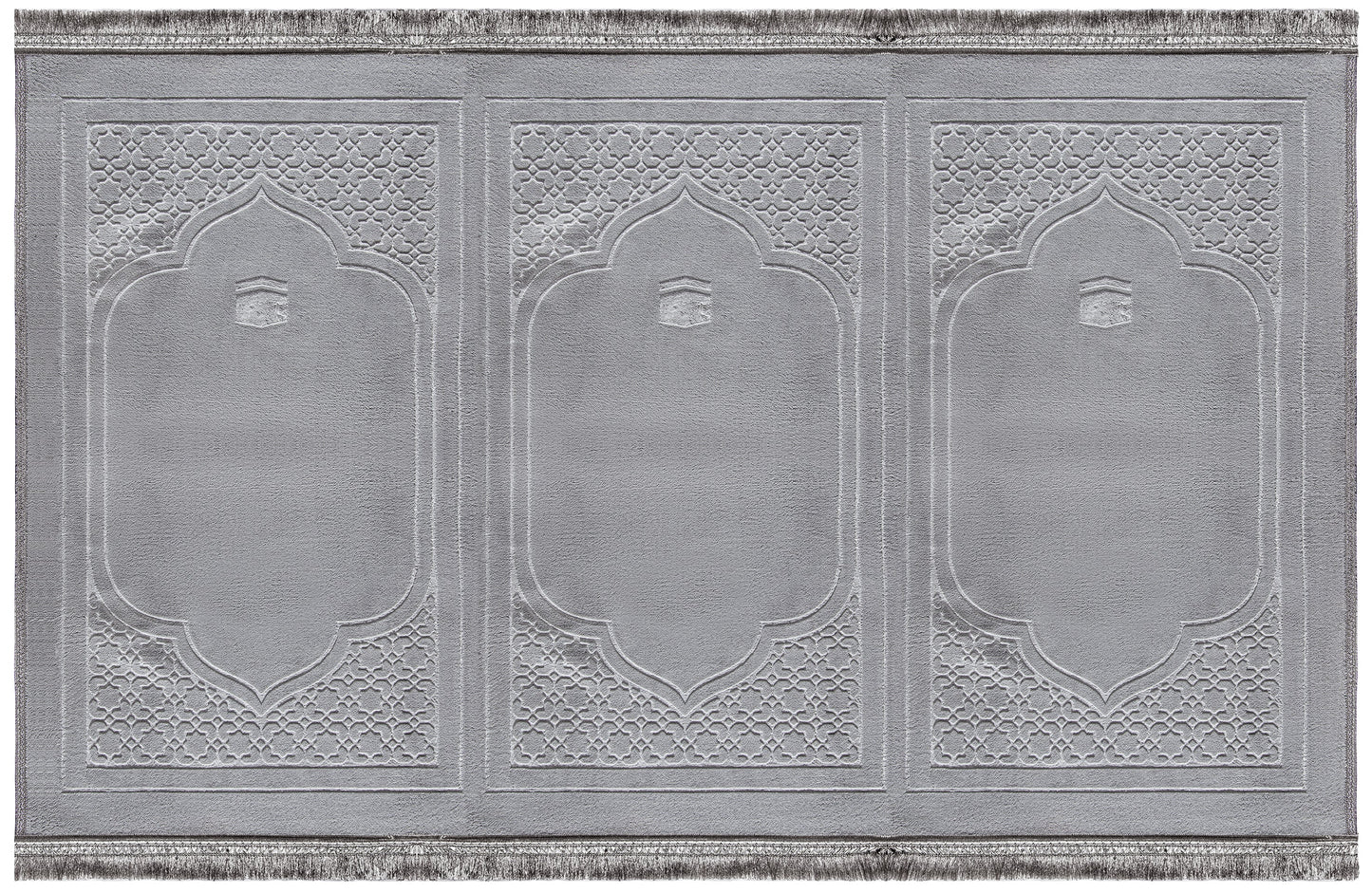 Trio Grey Jama'ah Prayer Mat